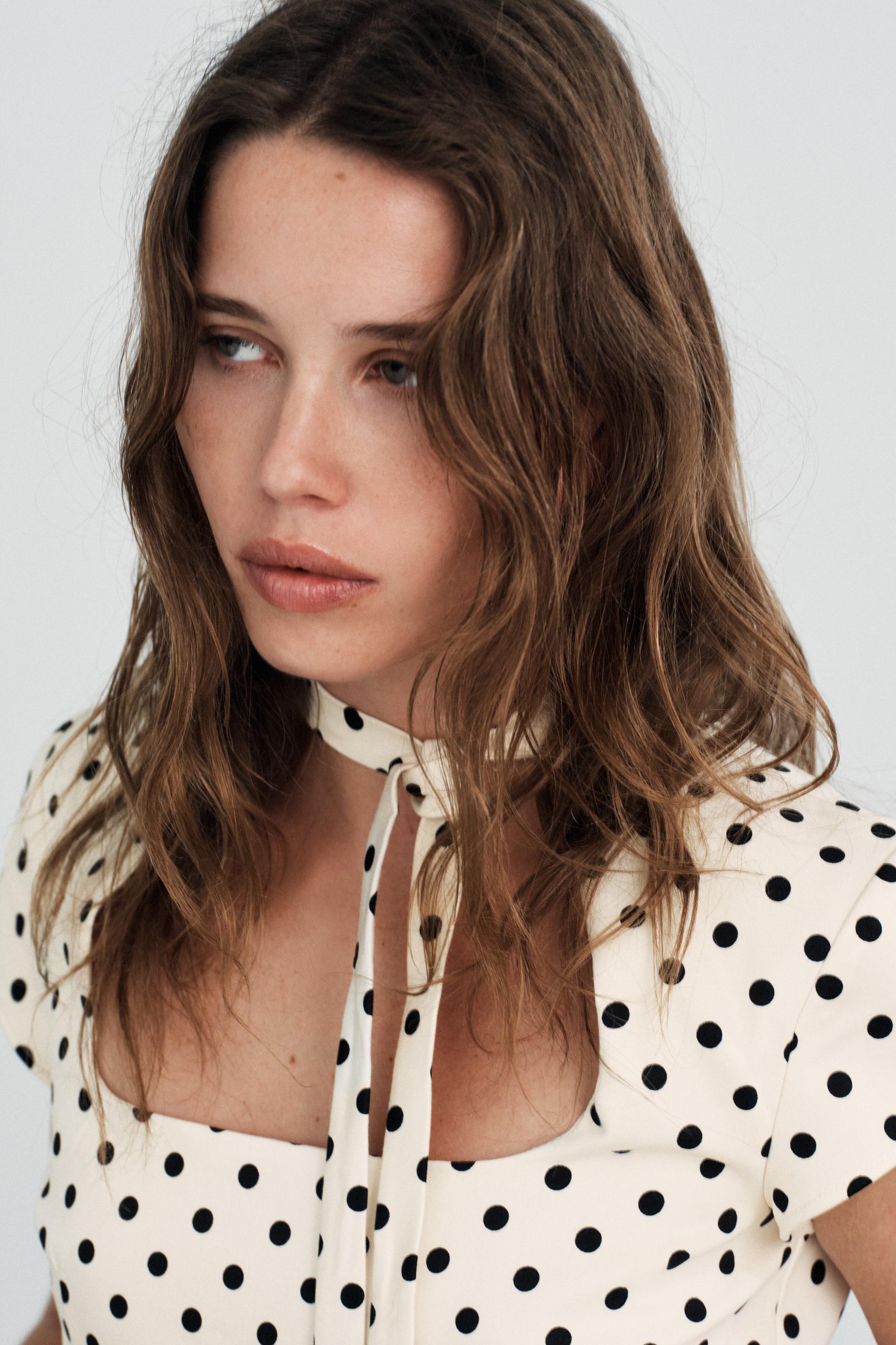 Bow Detail Square Neck Mini Dress | Short Sleeve Women's Dress