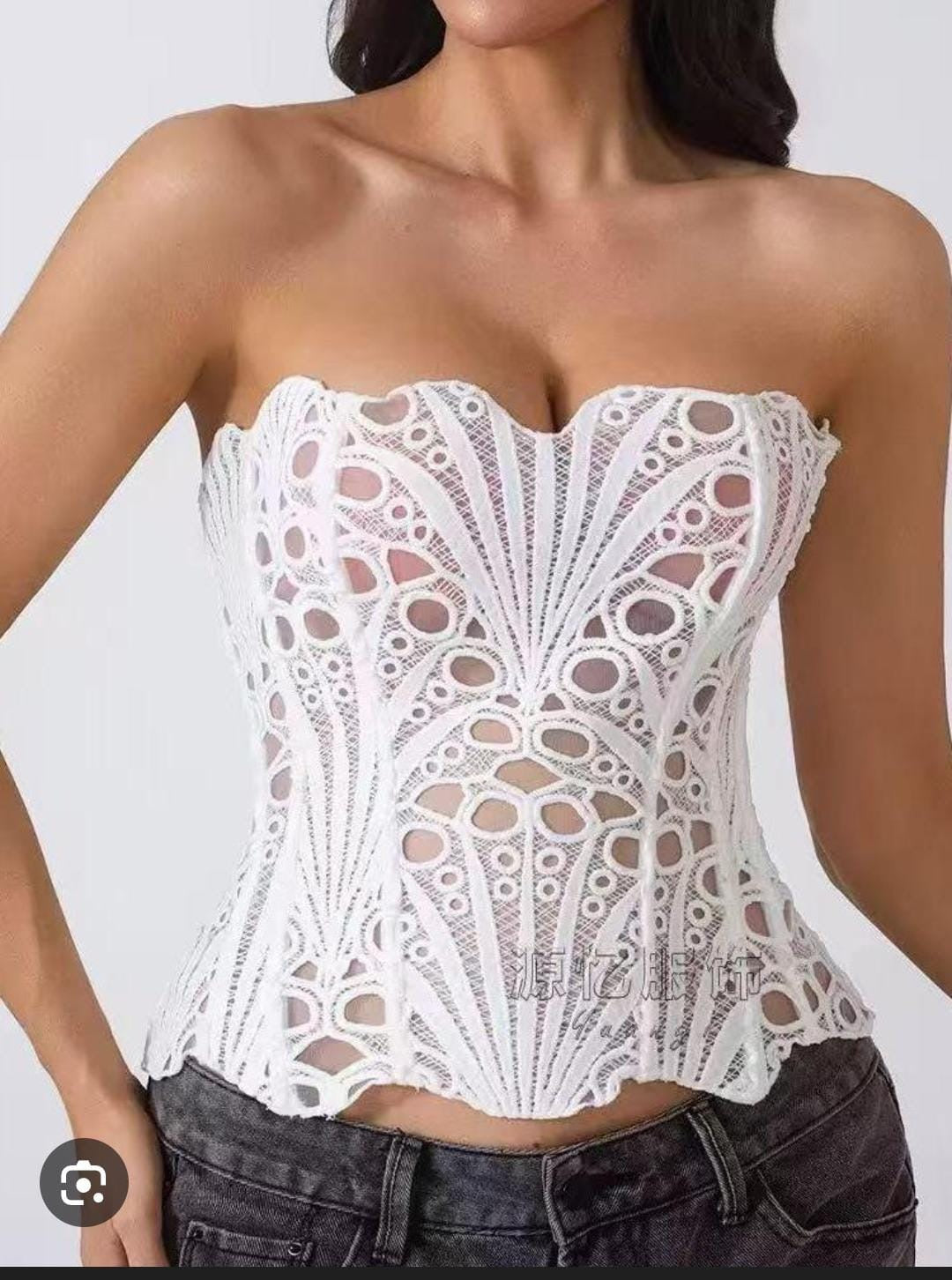 Royal Lace Sculpt Corset Top