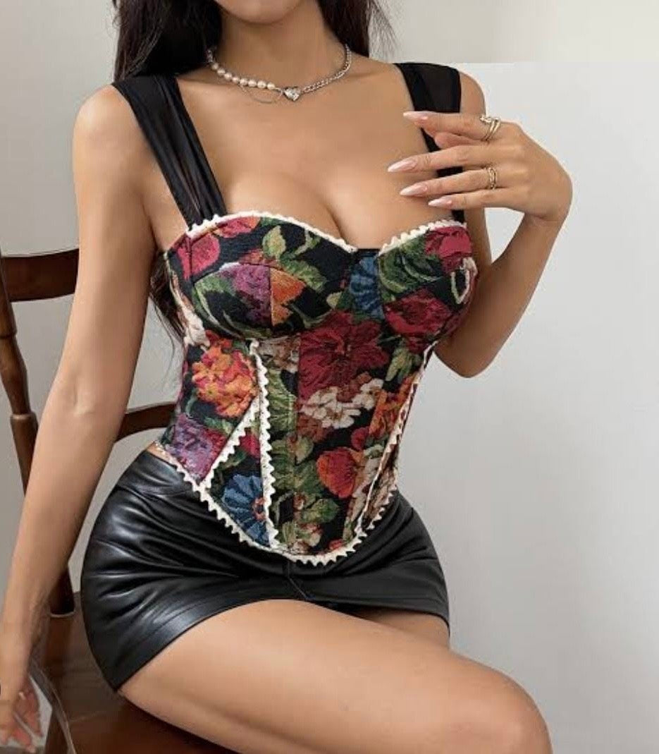 Blossom Charm Corset Top