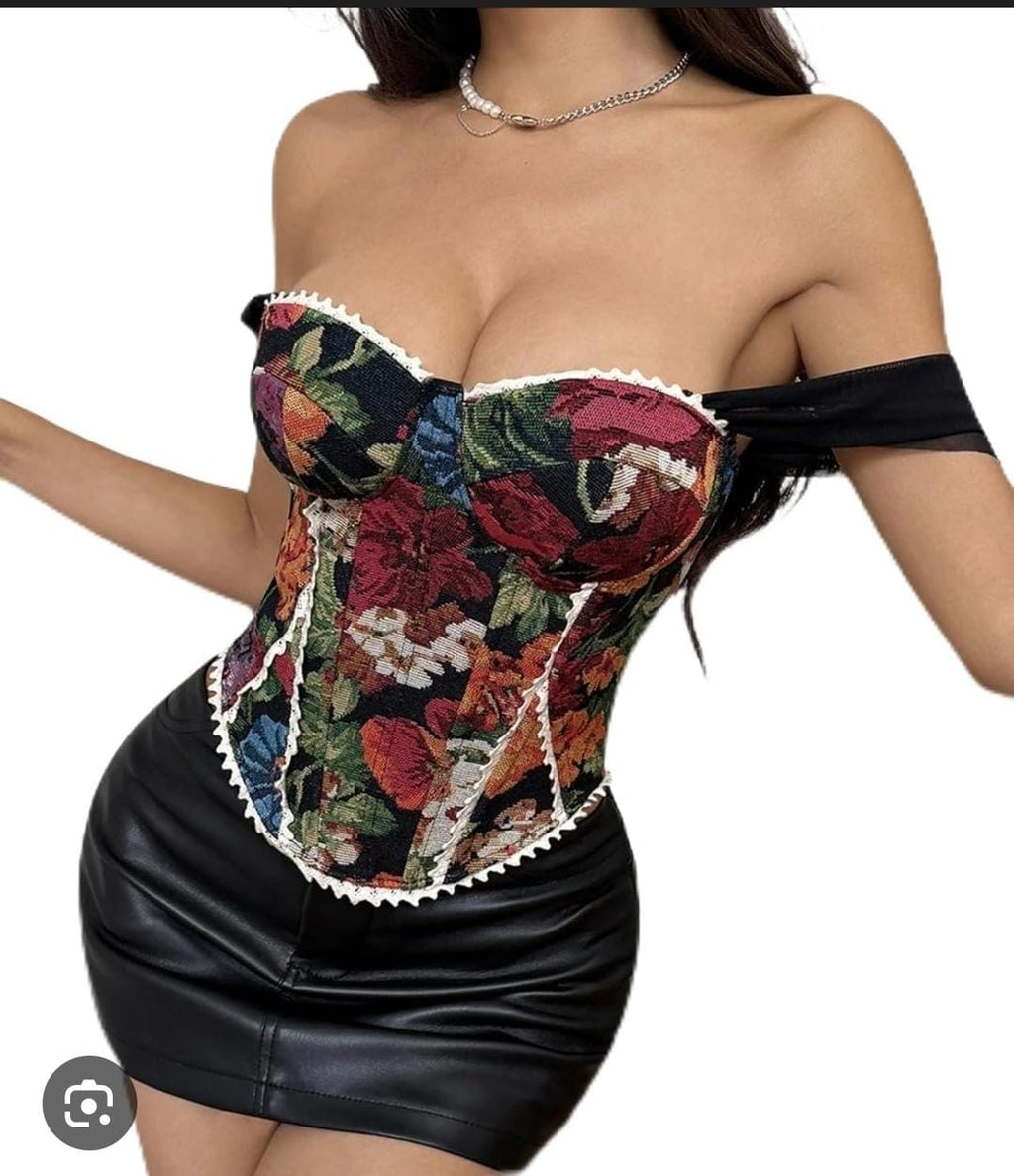 Blossom Charm Corset Top