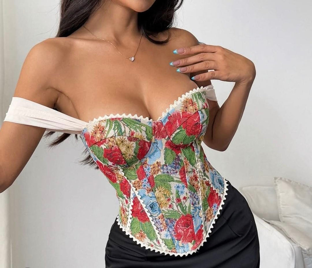 Blossom Charm Corset Top