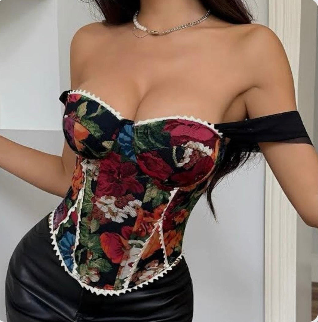 Blossom Charm Corset Top