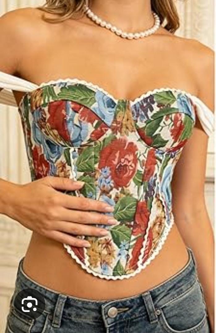 Blossom Charm Corset Top