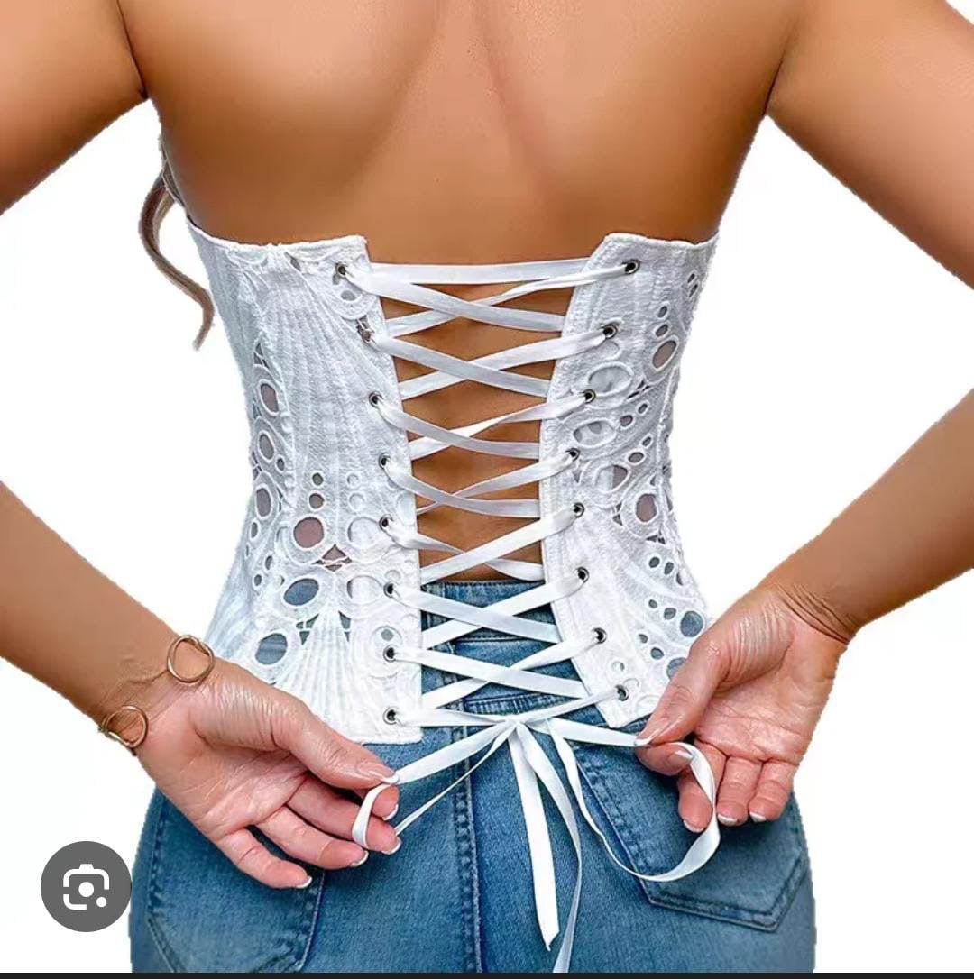 Royal Lace Sculpt Corset Top